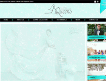 Tablet Screenshot of bqueenswedding.com